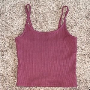 AEO ribbed cropped tank